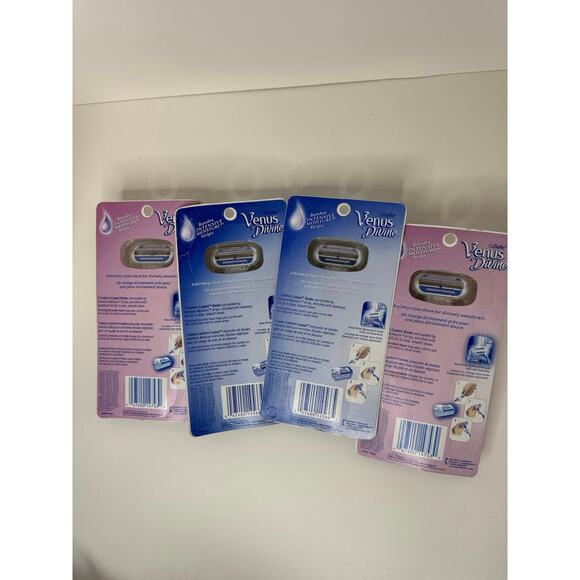 Lot of 4 Discontinued Venus Divine Sealed Razors Blue Pink Purple Y2K 2000s New - Picture 4 of 6